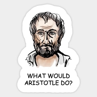 What Would Aristotle Do Sticker